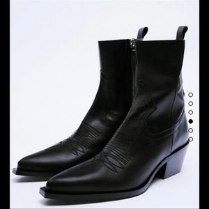 Zara western boots